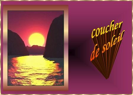 Coucher de soleil