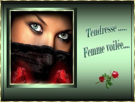 Tendresse.....Femme voil�e....
