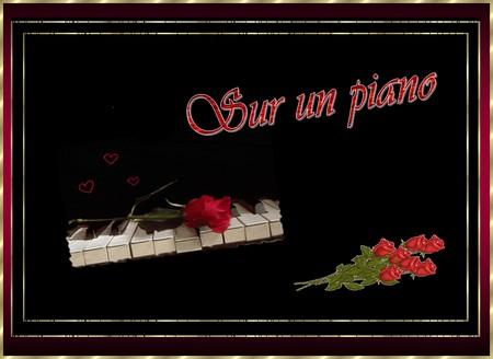 Sur un piano